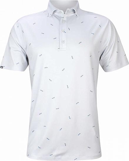 Matte Grey Leif Golf Shirts - ON SALE