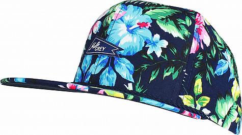 Matte Grey Aloha Flag Adjustable Golf Hats