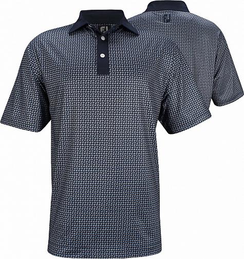 FootJoy Lisle Paisley Print Golf Shirts - FJ Tour Logo Available - Previous Season Style