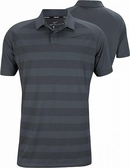 Nike Dri-FIT Zonal Cooling Stripe Golf Shirts - Previous Season Style