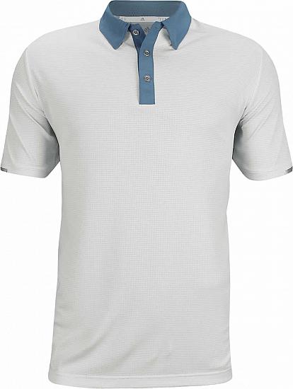 Adidas ClimaChill Iconic Golf Shirts - Grey - ON SALE