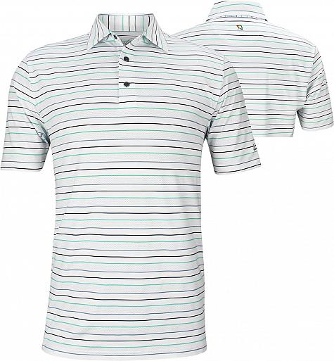 Arnold Palmer Osage Golf Shirts - White - ON SALE