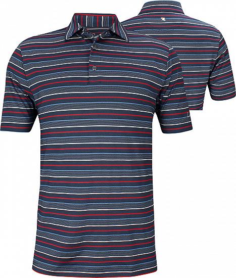 Arnold Palmer Osage Golf Shirts - Indigo
