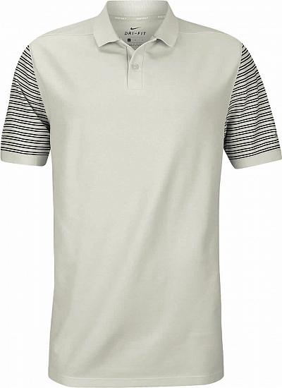 Nike Dri-FIT Pique Classic Stripe Golf Shirts - First Major Friday