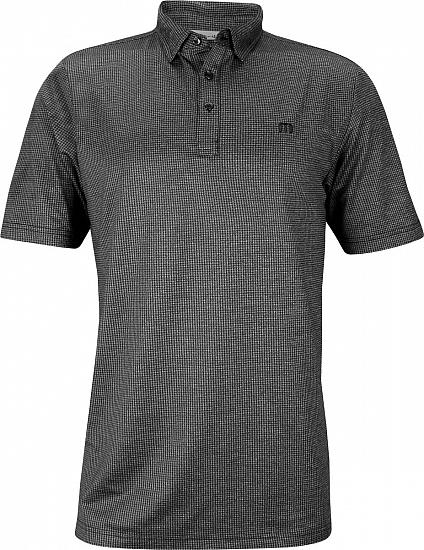 TravisMathew Zim Golf Shirts - Black - ON SALE
