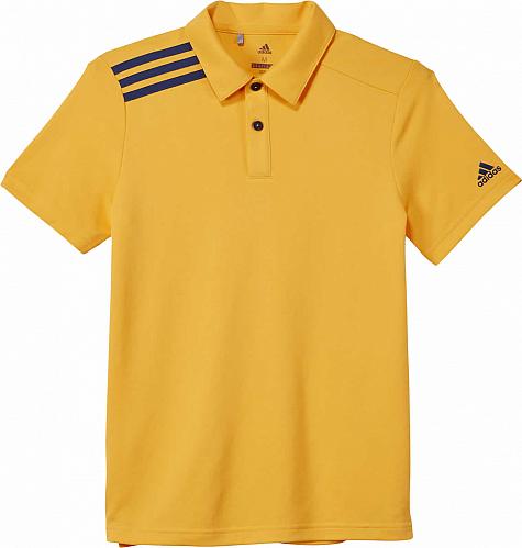 Adidas 3-Stripes Junior Golf Shirts