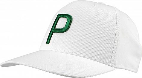 Puma P Snapback Adjustable Golf Hats - Green - ON SALE