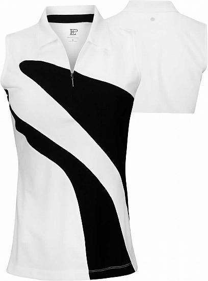EP Pro Women's Swirl Blocked Sleeveless Golf Shirts - ON SALE