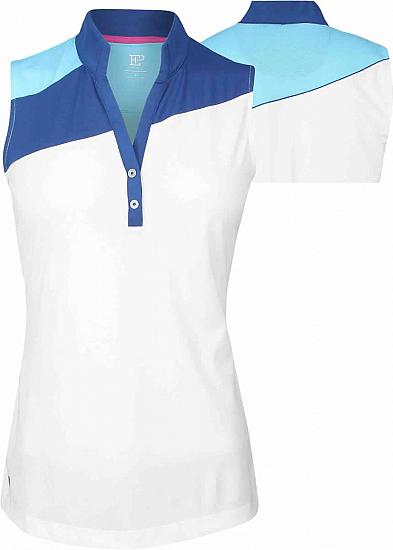 EP Pro Women's Split Mock Neck Sleeveless Golf Shirts - ON SALE