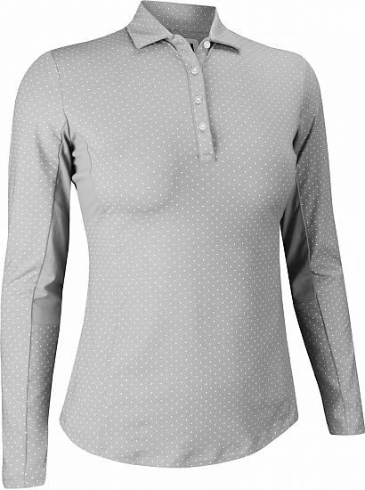 FootJoy Women's Dot Print Sun Protection Long Sleeve Golf Shirts - Previous Season Style