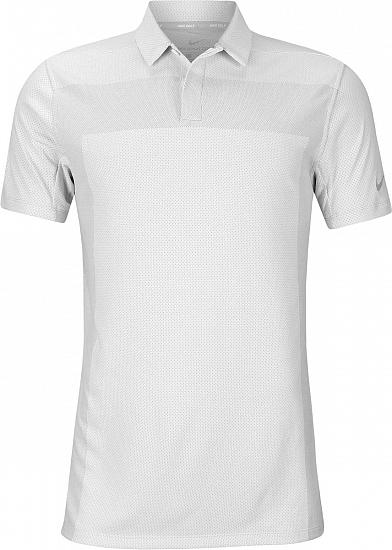 Nike Dri-FIT Zonal Cooling Frame Golf Shirts - White