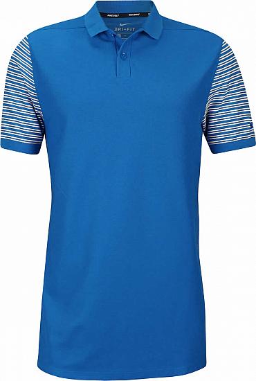 Nike Dri-FIT Pique Classic Stripe Golf Shirts - First Major Saturday