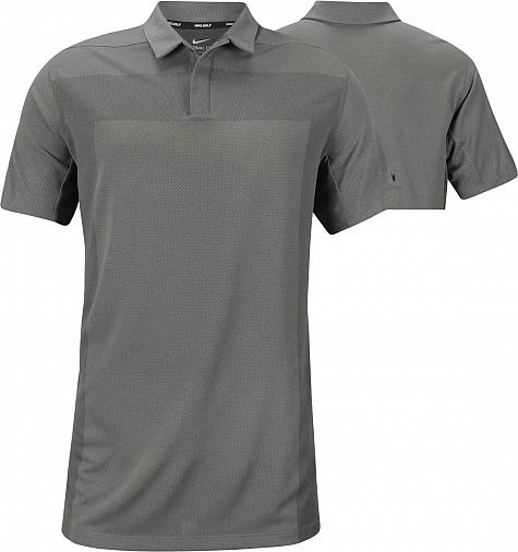 Nike Dri-FIT Zonal Cooling Frame Golf Shirts - Dark Grey