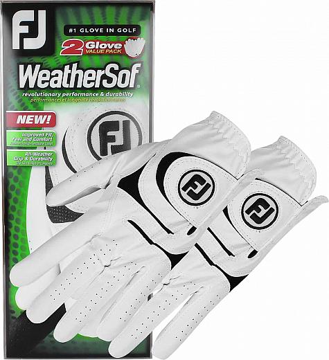 FootJoy WeatherSof 2-Pack Golf Gloves - Prior Generation