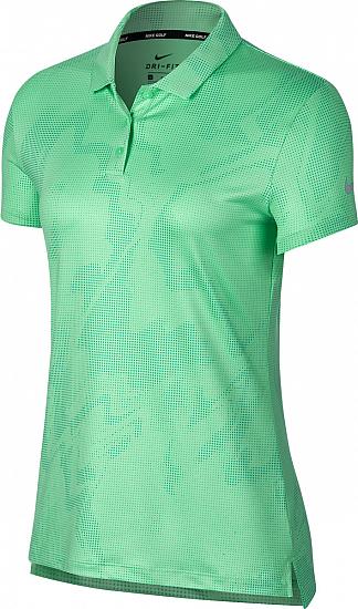 Nike Women's Dri-FIT Print Golf Shirts - ON SALE