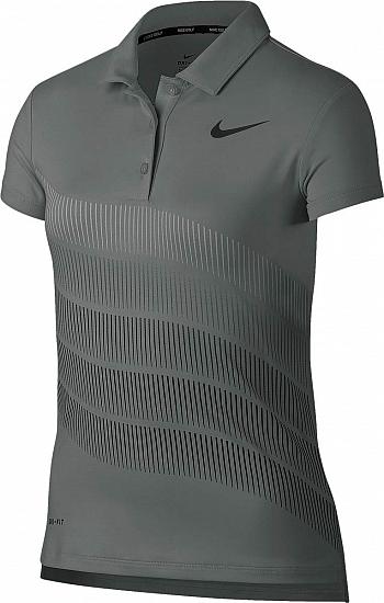 Nike Girl's Dri-FIT Printed Junior Golf Shirts - Previous Season Style