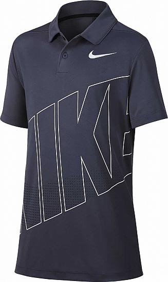 Nike Dri-FIT Essential Graphic Junior Golf Shirts - ON SALE