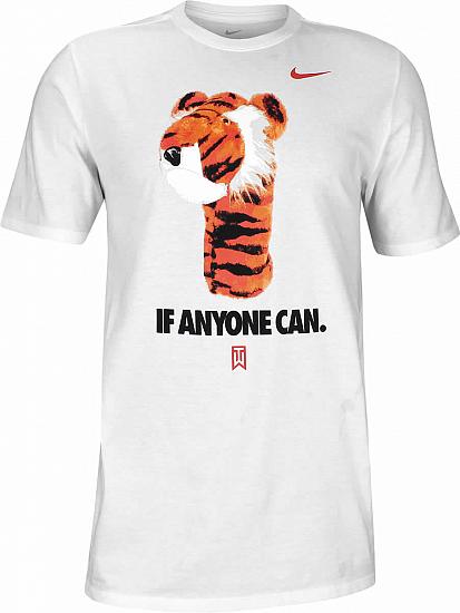 Nike Tiger Woods If Anyone Can Golf T-Shirts