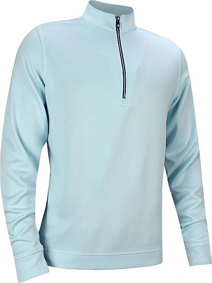FootJoy Double Layer Knit Stripe Half-Zip Golf Pullovers - FJ Tour Logo Available - Previous Season Style