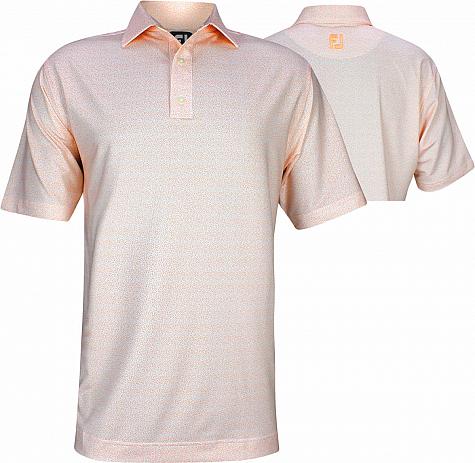 FootJoy Lisle Granite Print Golf Shirts with Self Collar - FJ Tour Logo Available - Previous Season Style