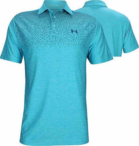Under Armour Playoff Offset Print Golf Shirts - ON SALE