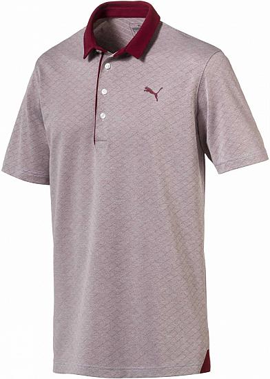 Puma Diamond Jacquard Golf Shirts - ON SALE - RACK