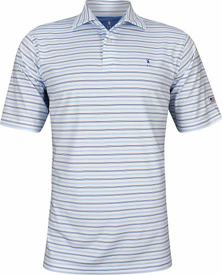 Fairway & Greene USA Morrow Stripe Jersey Golf Shirts - ON SALE