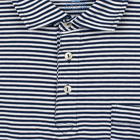 Peter Millar Seaside Dewey Stripe Golf Shirts