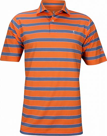 Fairway & Greene USA Buzz Stripe Jersey Golf Shirts - Flare - ON SALE