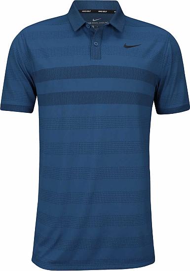 Nike Dri-FIT Zonal Cooling Fade Stripe Golf Shirts - Previous Season Style
