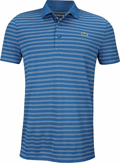 Lacoste Ultra Dry Stripe Golf Shirts - ON SALE