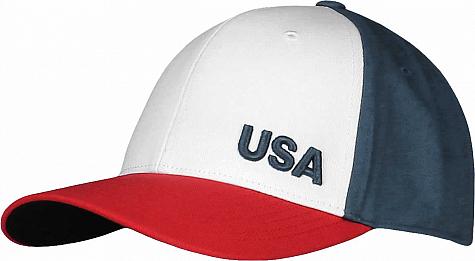 Adidas USA Color Block Adjustable Golf Hats - ON SALE