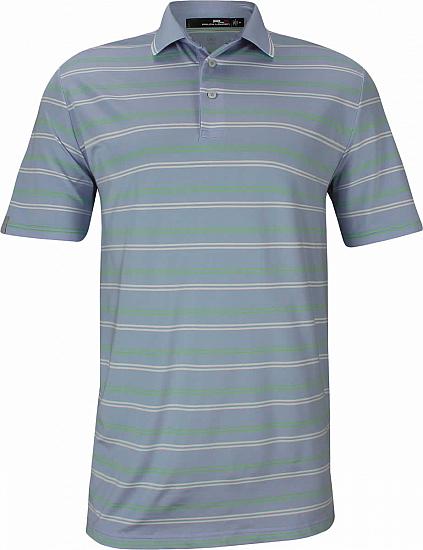 RLX Double Striped Airflow Jersey Golf Shirts