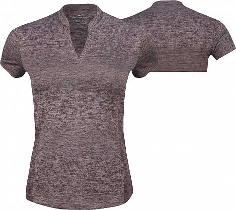 Nike Women's Dri-FIT Zonal Cooling Jacquard Golf Shirts - Previous Season Style - ON SALE