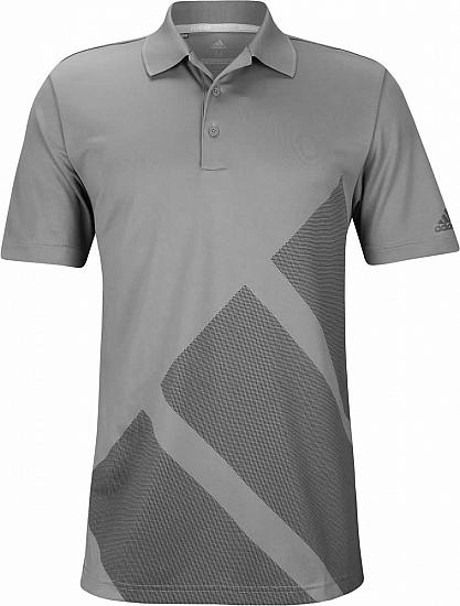 Adidas Bold 3-Stripes Golf Shirts - Grey - Sergio Garcia British Open