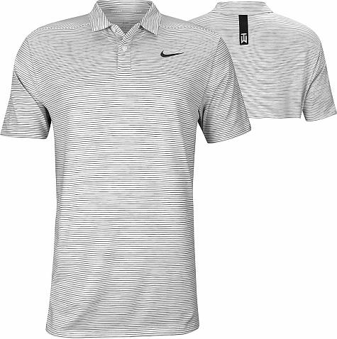 Nike Dri-FIT Tiger Woods Stripe Golf Shirts - Previous Season Style
