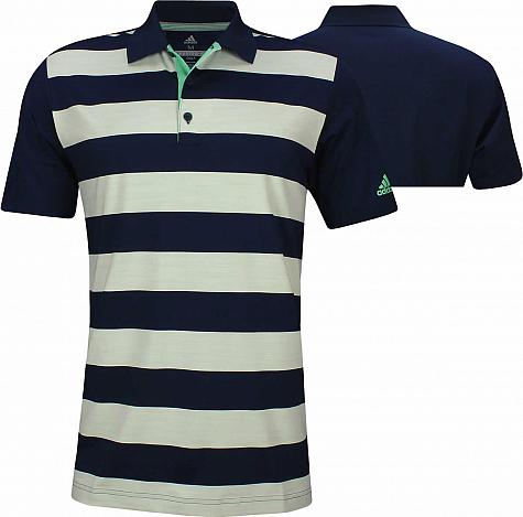 Adidas Ultimate Rugby Stripe Golf Shirts - ON SALE