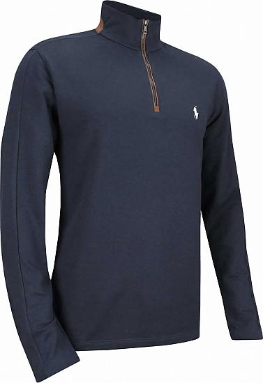Polo French Terry Half-Zip Fleece Golf Sweaters