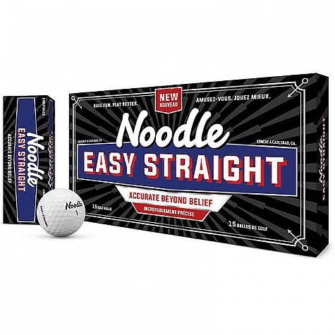 TaylorMade Noodle Easy Straight Golf Balls - 15-Pack