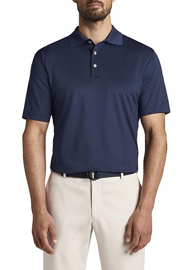 Peter Millar Solid Performance Knit Collar Golf Shirts