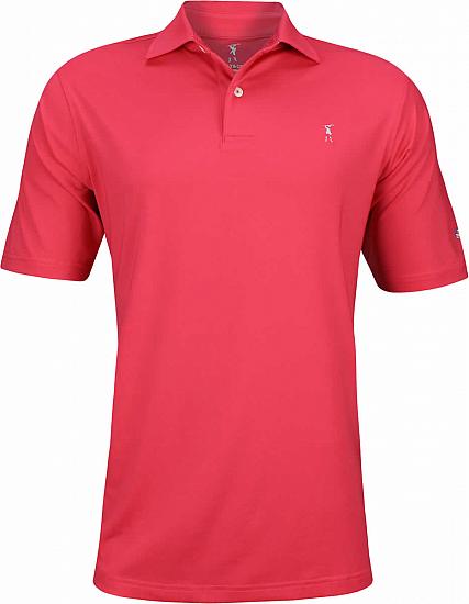 Fairway & Greene USA Tournament Solid Jersey Golf Shirts - Fireball
