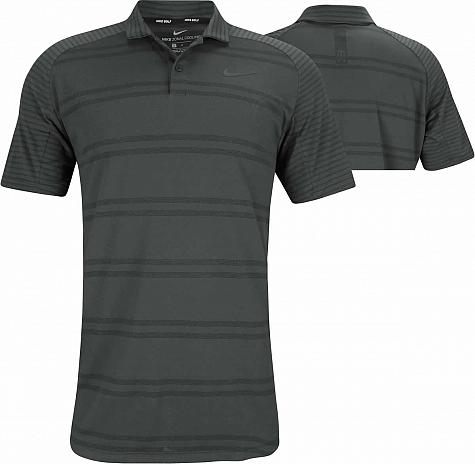 Nike Dri-FIT Tiger Woods Raglan Zonal Cooling Stripe Golf Shirts - ON SALE