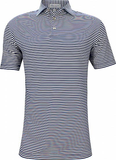 Peter Millar Competition Stripe Stretch Jersey Golf Shirts