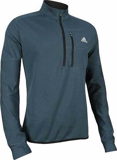 Adidas ClimaWarm Gridded Quarter-Zip Golf Pullovers - ON SALE