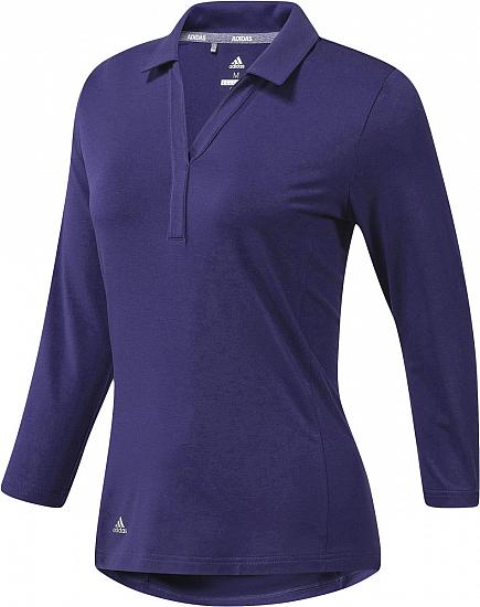 Adidas Women's Rangewear Three-Quarter Sleeve Golf Shirts - ON SALE