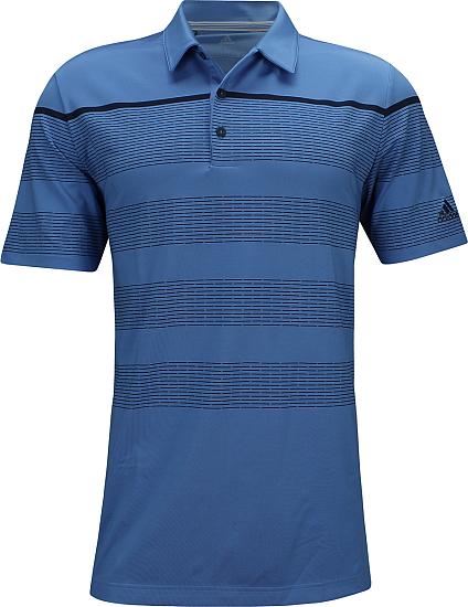 Adidas Ultimate Engineered Broken Stripes Golf Shirts - ON SALE