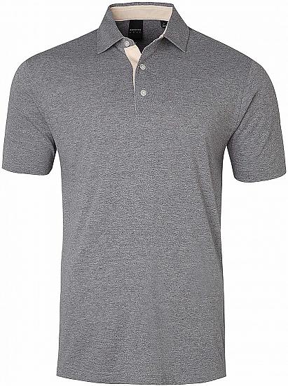 Dunning Quin Natural Hand Golf Shirts - Grey Heather - HOLIDAY SPECIAL