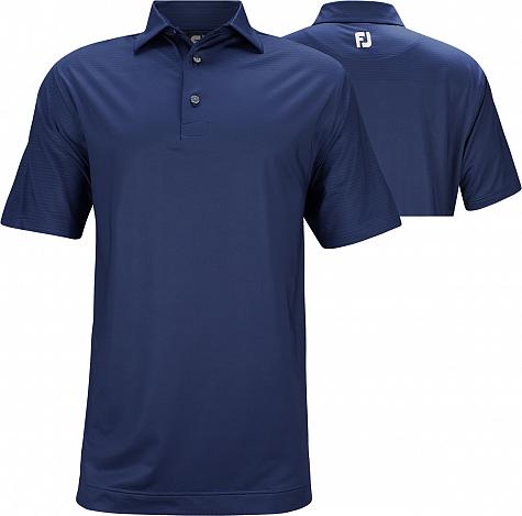 FootJoy ProDry Lisle Engineered Tonal Print Golf Shirts - FJ Tour Logo Available - Previous Season Style