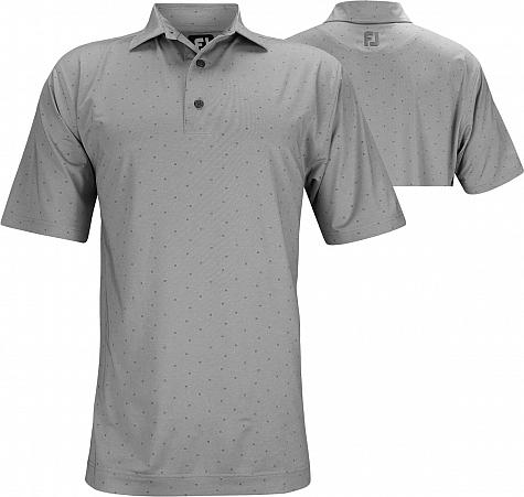 FootJoy ProDry Lisle FJ Print Golf Shirts - FJ Tour Logo Available - Previous Season Style