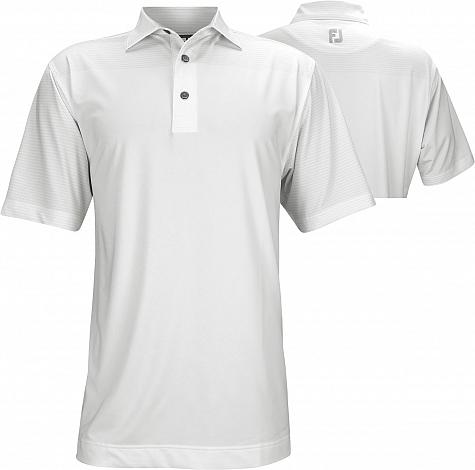 FootJoy ProDry Lisle Engineered Tonal Print Golf Shirts - Anaheim Collection - FJ Tour Logo Available